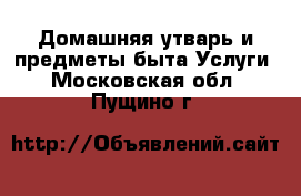 Домашняя утварь и предметы быта Услуги. Московская обл.,Пущино г.